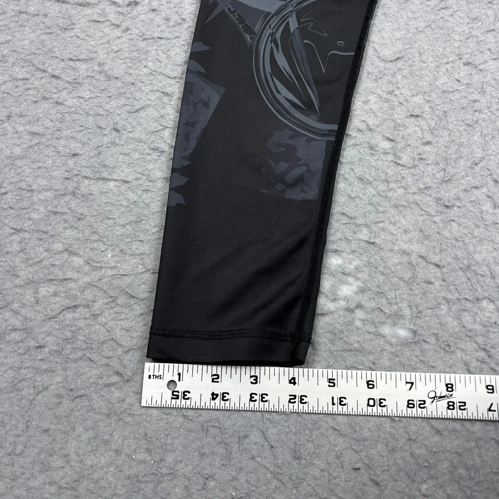 Venum Gladiator Spats Men's XXL‎ Black AOP Sporton MMA Pull On Stretch Leggings